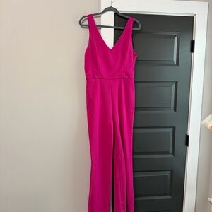 Crystal Sky Pink Jumpsuit